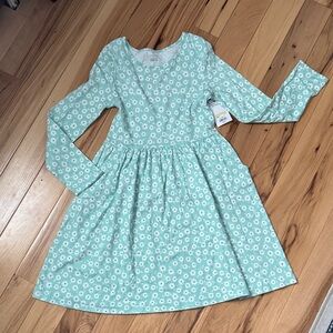 Jumping Beans Mint Floral Long Sleeve Dress
